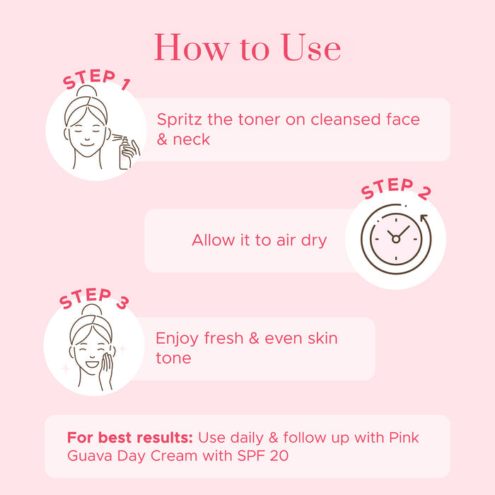 PURE SENSE FACE TONER PINK GUAVA