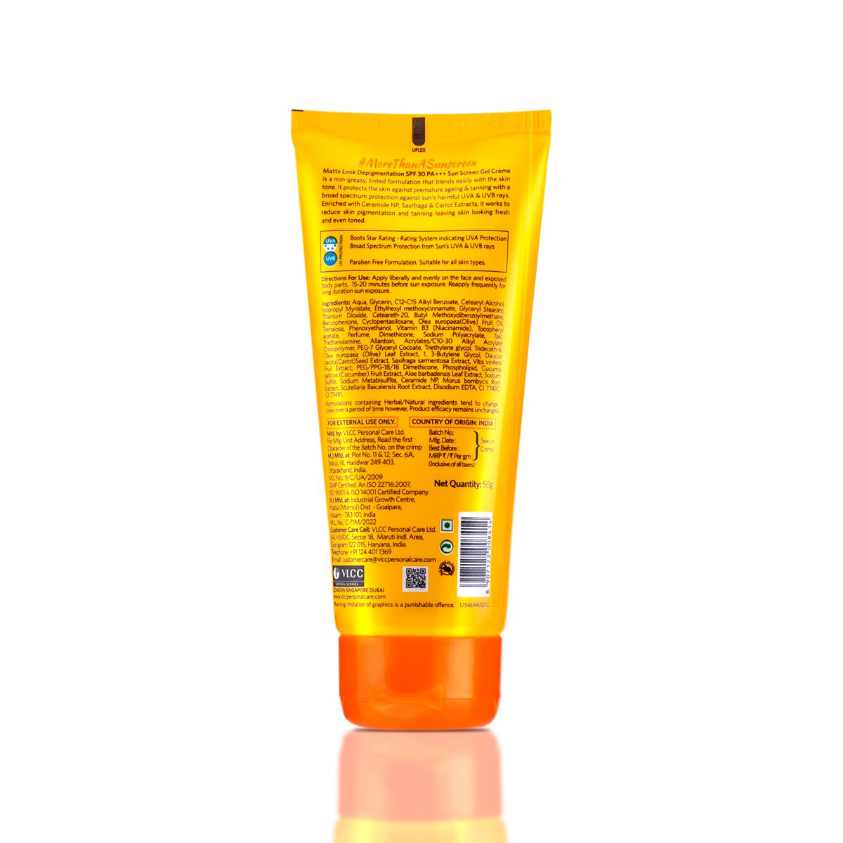 VLCC SUNSCREEN SPF 30 GEL 50G