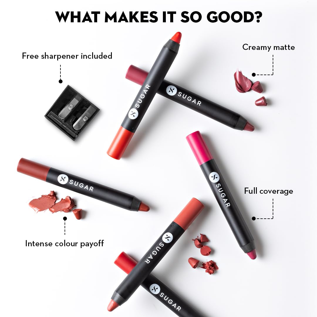 SUGAR MATTE AS HELL CREAYON LIPSTICK 07 VIOLA