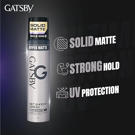 GATSBY HAIR SPRAY SOLID MATTE 250ML