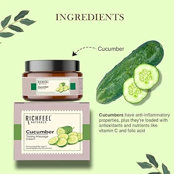 RICHFEEL CUCUMBER TONING MASSAGE CREAM 500G