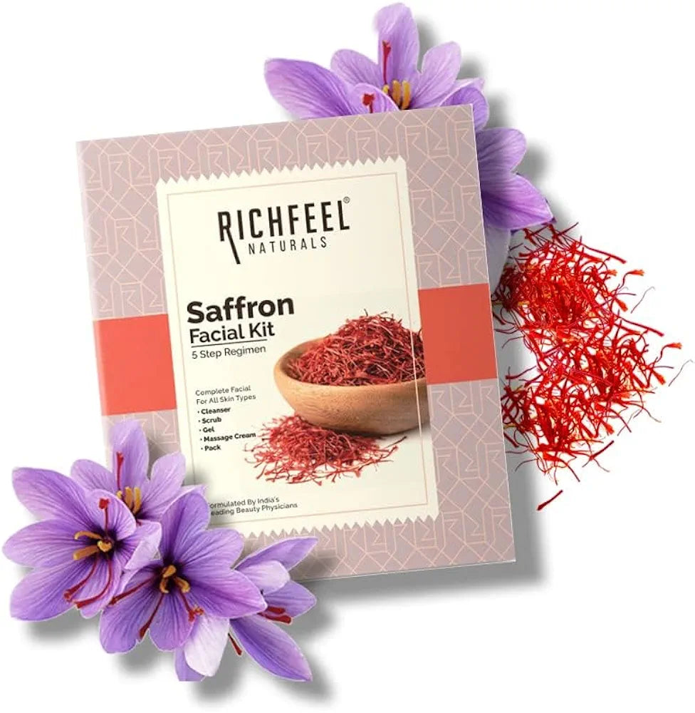 RICHFEEL FACIAL KIT SAFFRON COMBO