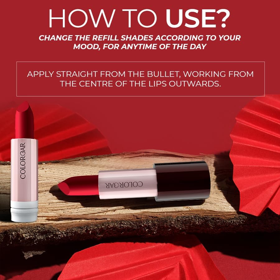 COLORBAR VEGAN MATTE LIPSTICK REFILL 002 MISCHIEVOUS WINE 4.2G