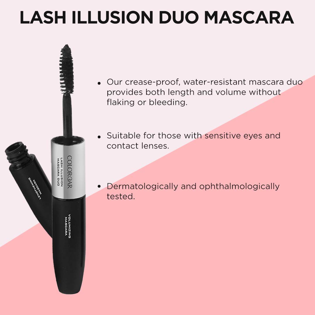 COLORBAR LASH ILLUSION MASCARA DUO 2*4ML