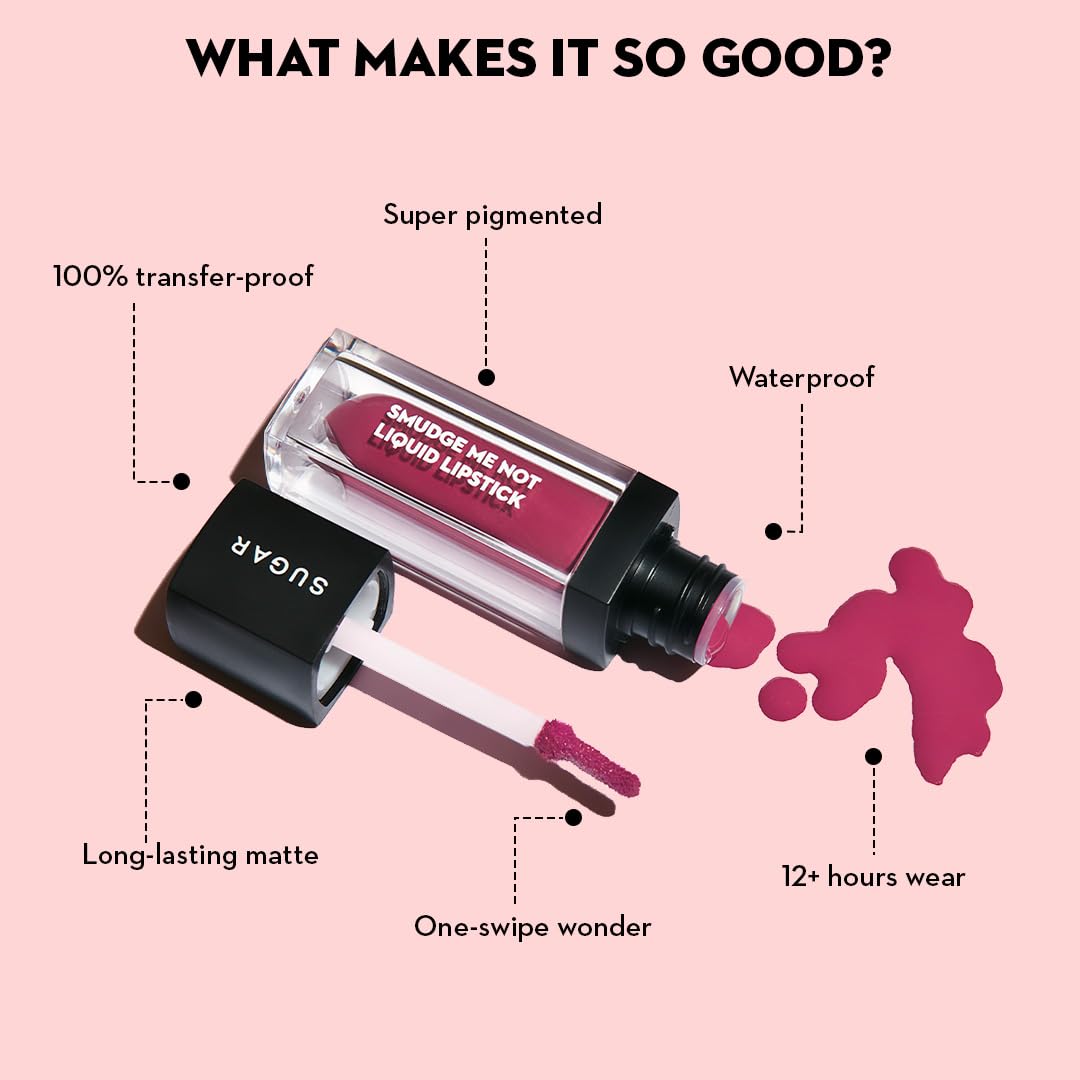 SUGAR SMUDGE ME NOT LIQUID LIPSTICK 52 MODERN AUBURN
