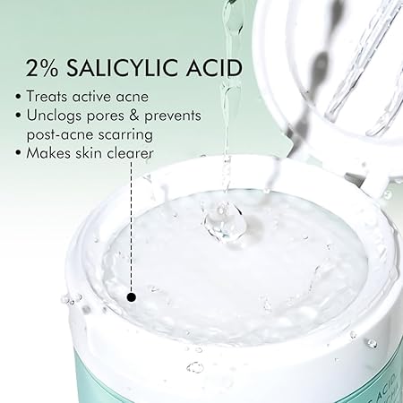 MCAFFEINE ACNE PADS CLEAR SKIN 2% SALICYLIC ACID ZINE PCA & MATCHA TEA