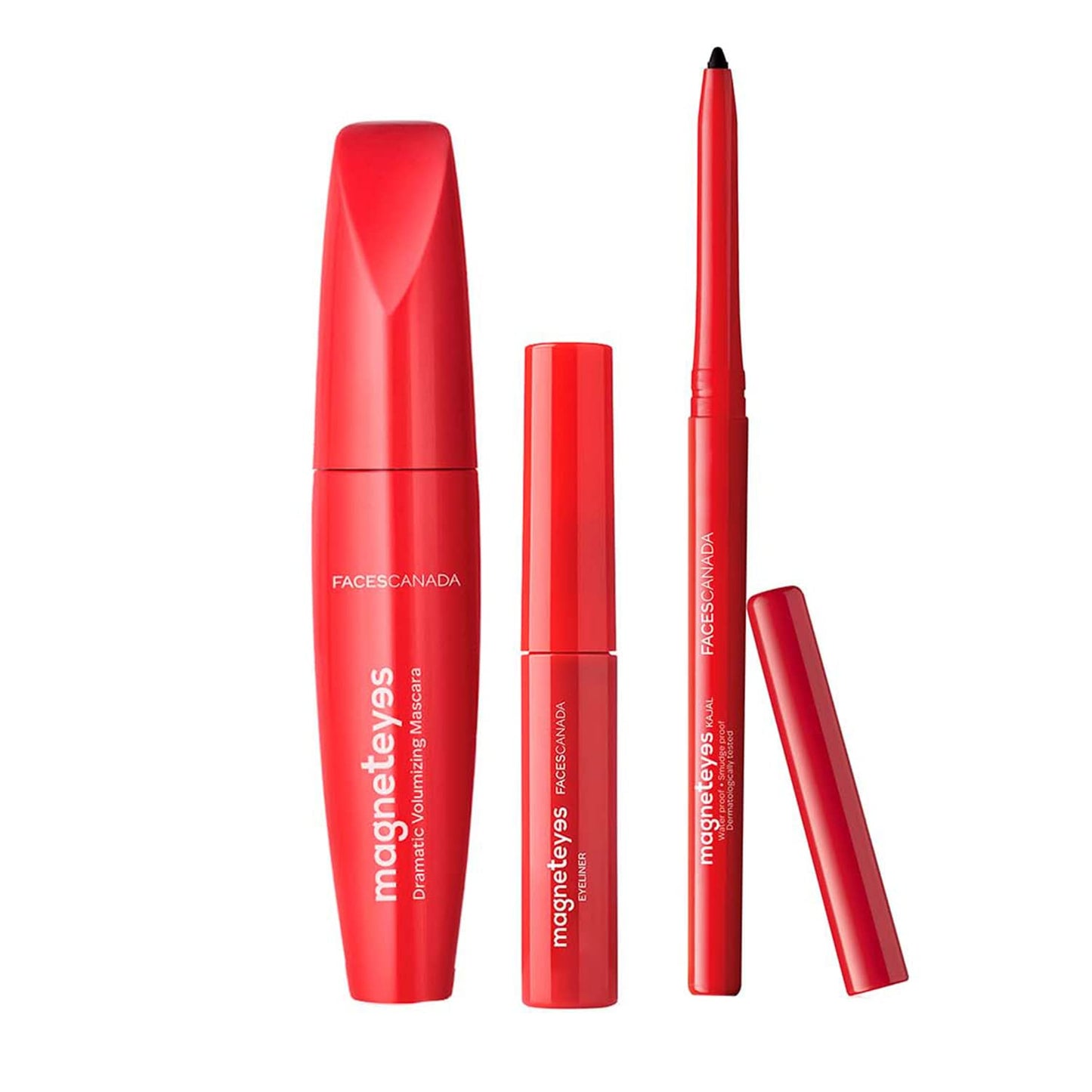 FACES MAGNETEYES KAJAL EYELINER MASCARA 3 IN 1 3N