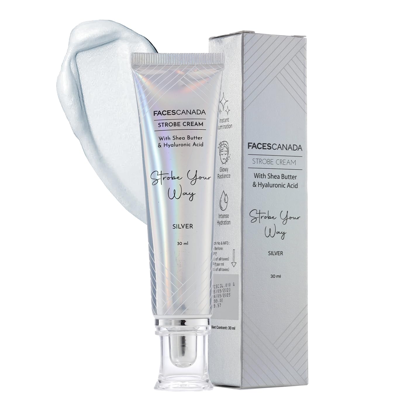 FACES STROBE CREAM SILVER 30ML