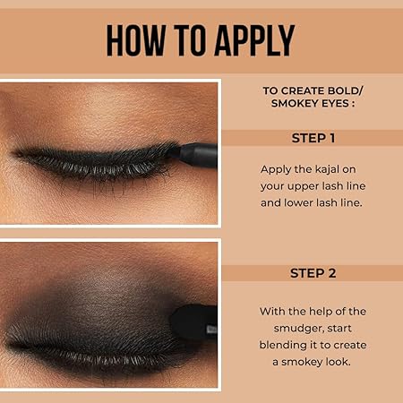 फ्लिका काजल 01 ब्लैक स्मजर 1.2 जीएम