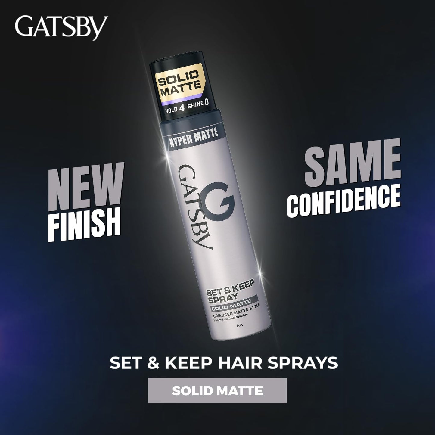 GATSBY HAIR SPRAY SOLID MATTE 250ML
