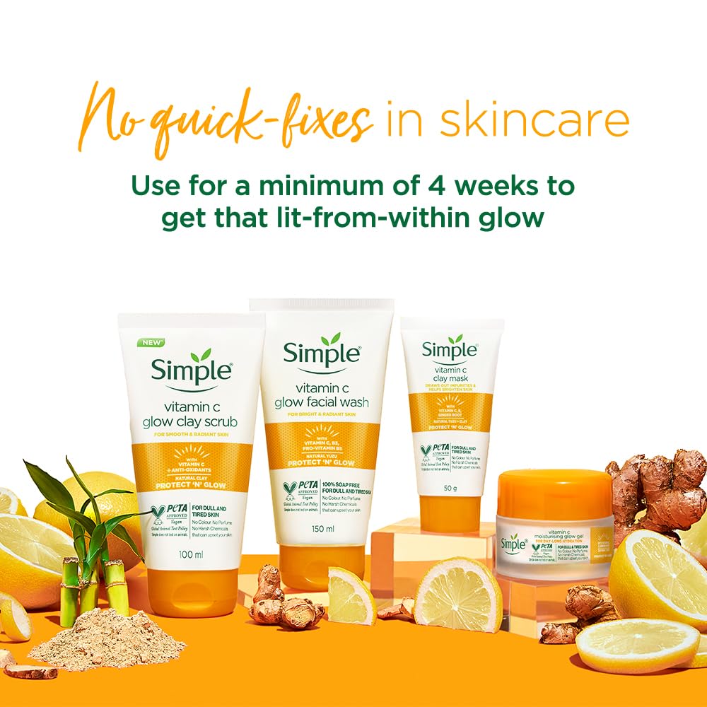 SIMPLE VITAMIN C GLOW WASH 100ML