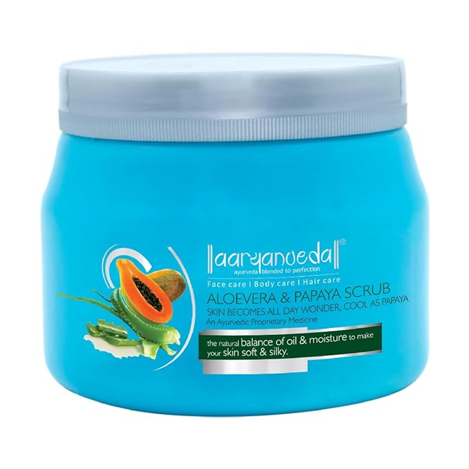ARYANVEDA ALOEVERA & PAPAYA SCRUB 400G