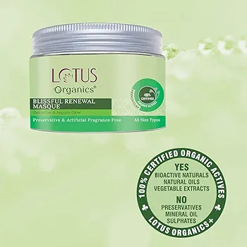 लोटस ऑर्गेनिक्स ब्लिसफुल रिन्यूअल मास्क 50 ग्राम