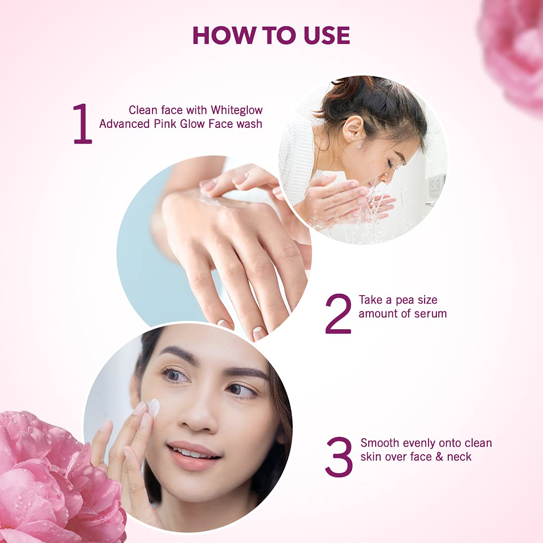 LOTUS HERBALS WHITEGLOW ADVANCED PINK GLOW BRIGHTENING SERUM 30ML