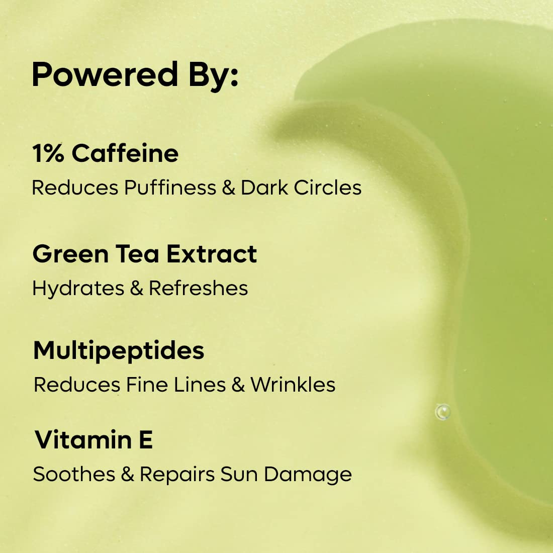 MCAFFEINE UNDER EYE PATCHES GREEN TEA
