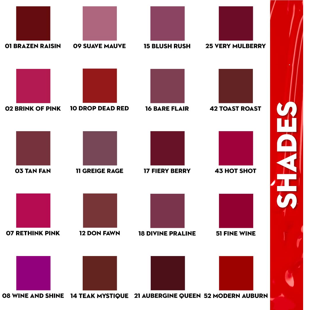 SUGAR SMUDGE ME NOT LIQUID LIPSTICK 52 MODERN AUBURN