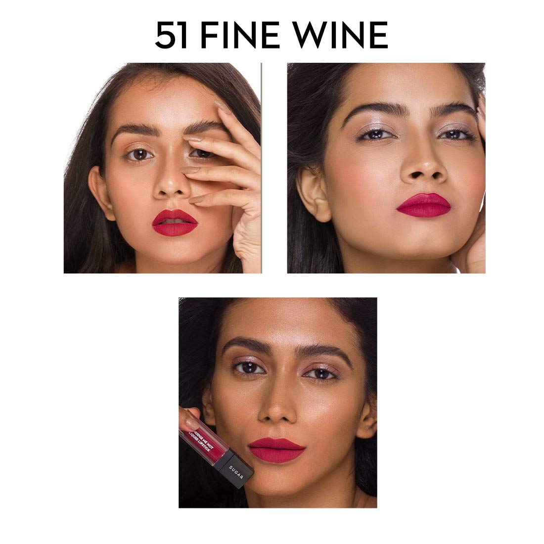 SUGAR SMUDGE ME NOT LIQUID LIPSTICK 51 FINE WINE