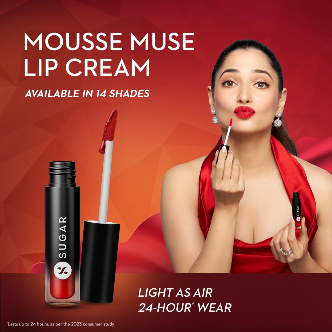 SUGAR MOUSSE MUSE MASKPROOF LIP CREAM 10 ALMOND BLOSSOMS