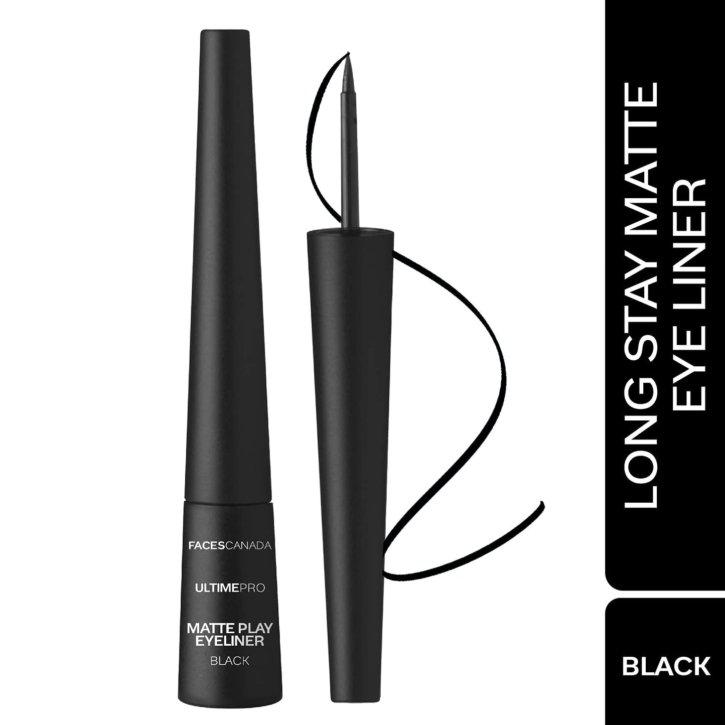 FACES ULTIME PRO MATTE PLAY EYELINER BLACK 2.5ML