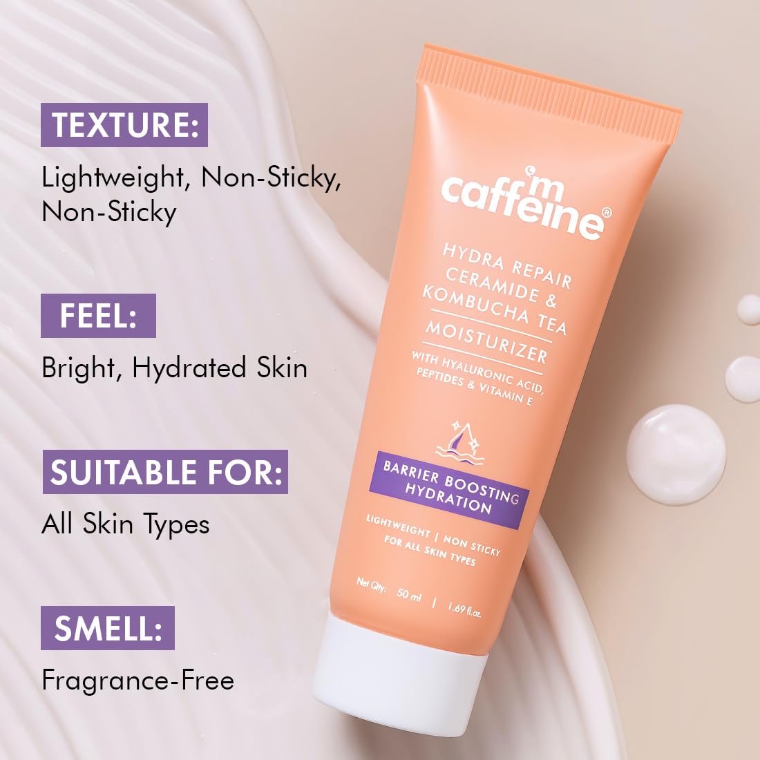 MCAFFEINE HYDRA REAPIR MOISTURISER KOMBUCHA 50ML
