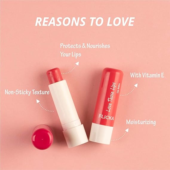 फ्लिका लिप बाम पीच