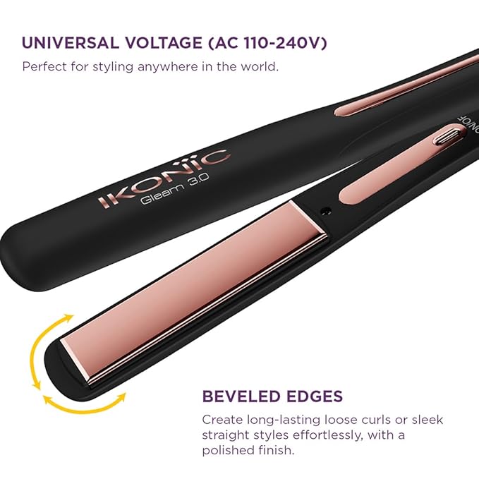 IKONIC PROFESSIONAL HAIR STRAIGHTENER GLEAM3.0