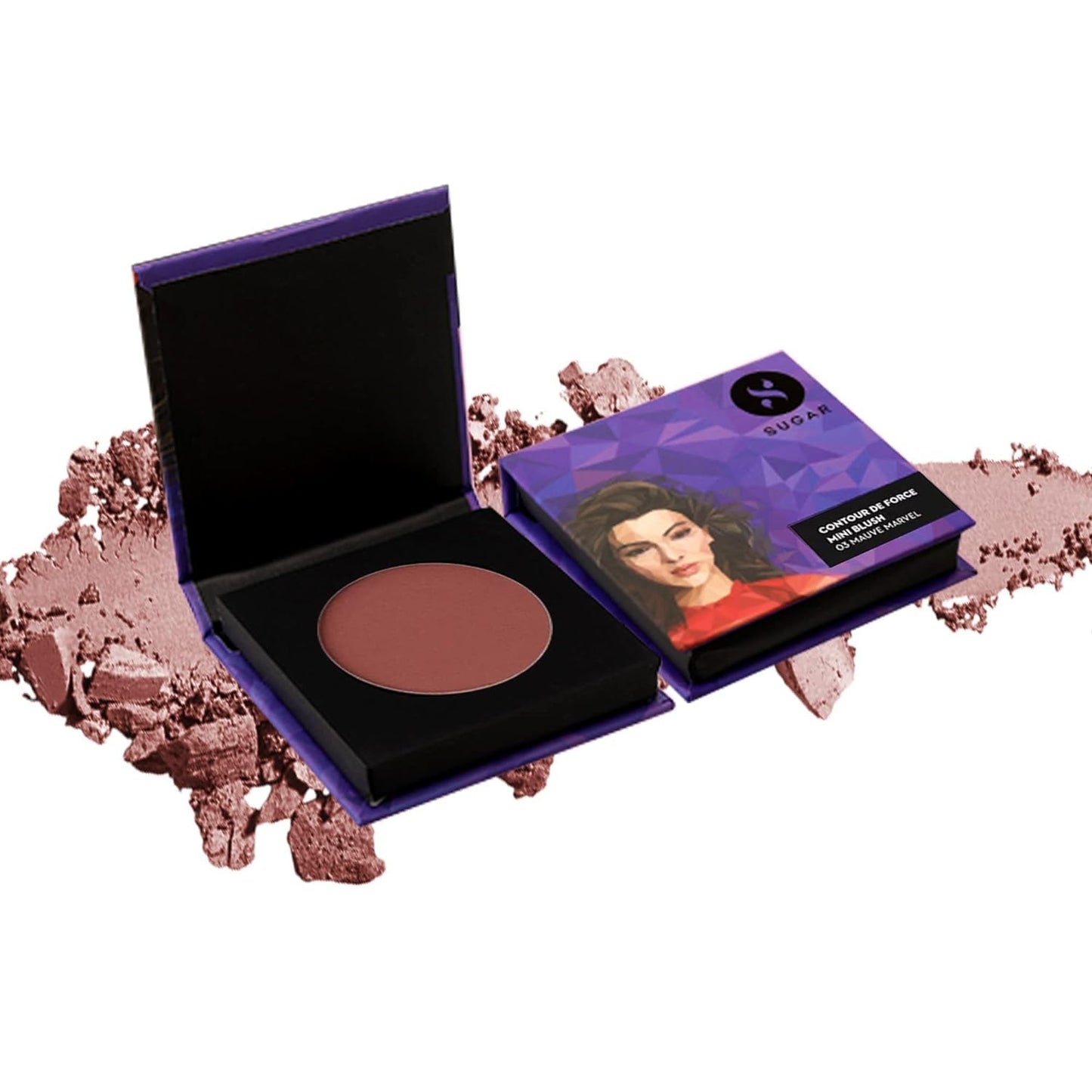 SUGAR CONTOUR DE FORCE MINI BLUSH 03 MAUVE MARVEL