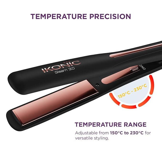 IKONIC PROFESSIONAL HAIR STRAIGHTENER GLEAM3.0