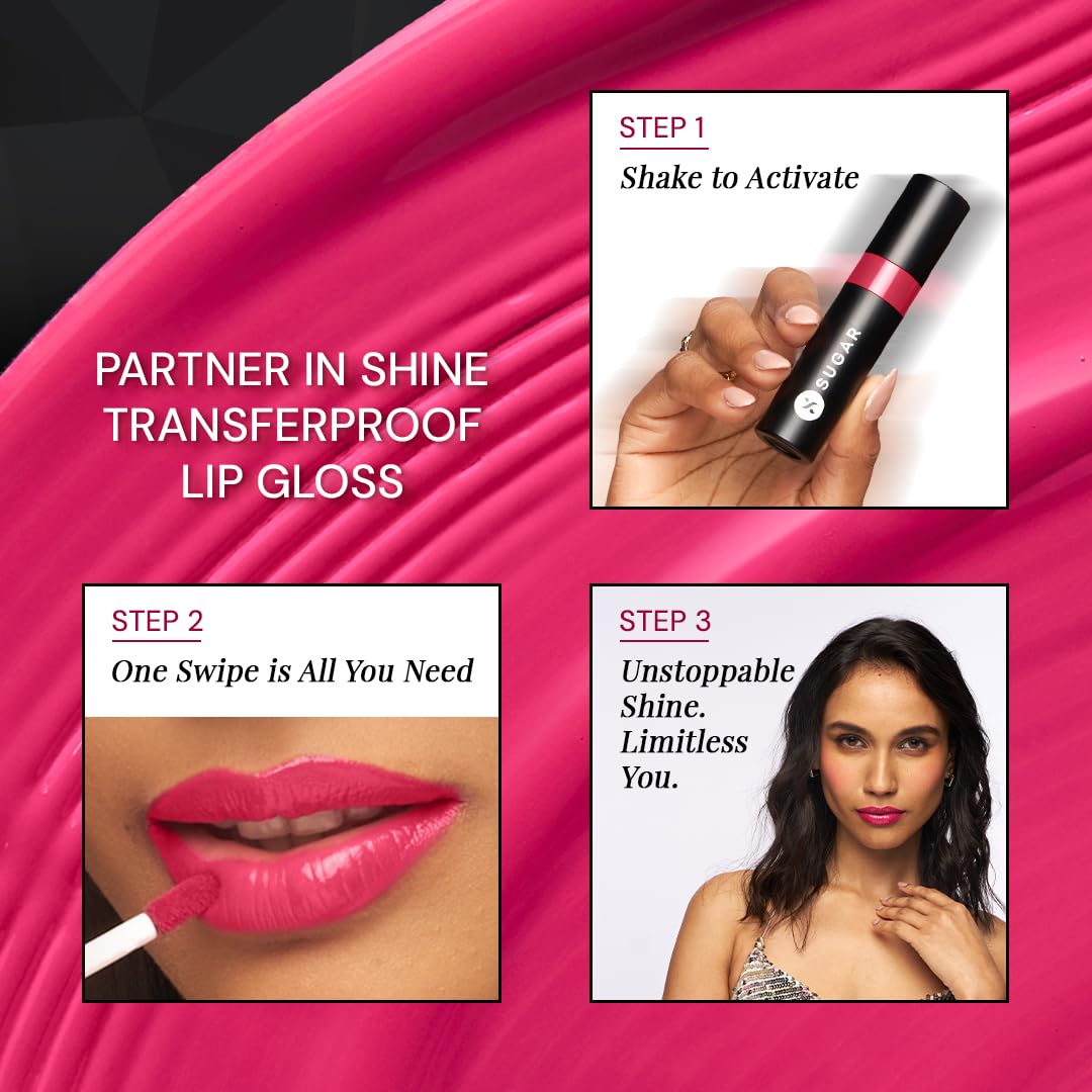 SUGAR PARTNER IN SHINE TRANSFERPROOF LIP GLOSS 02 BRICK BARDO
