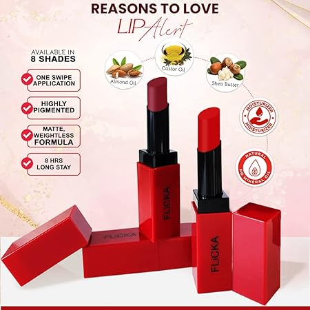 फ्लिका लिपस्टिक लिप अलर्ट 07 थंडर