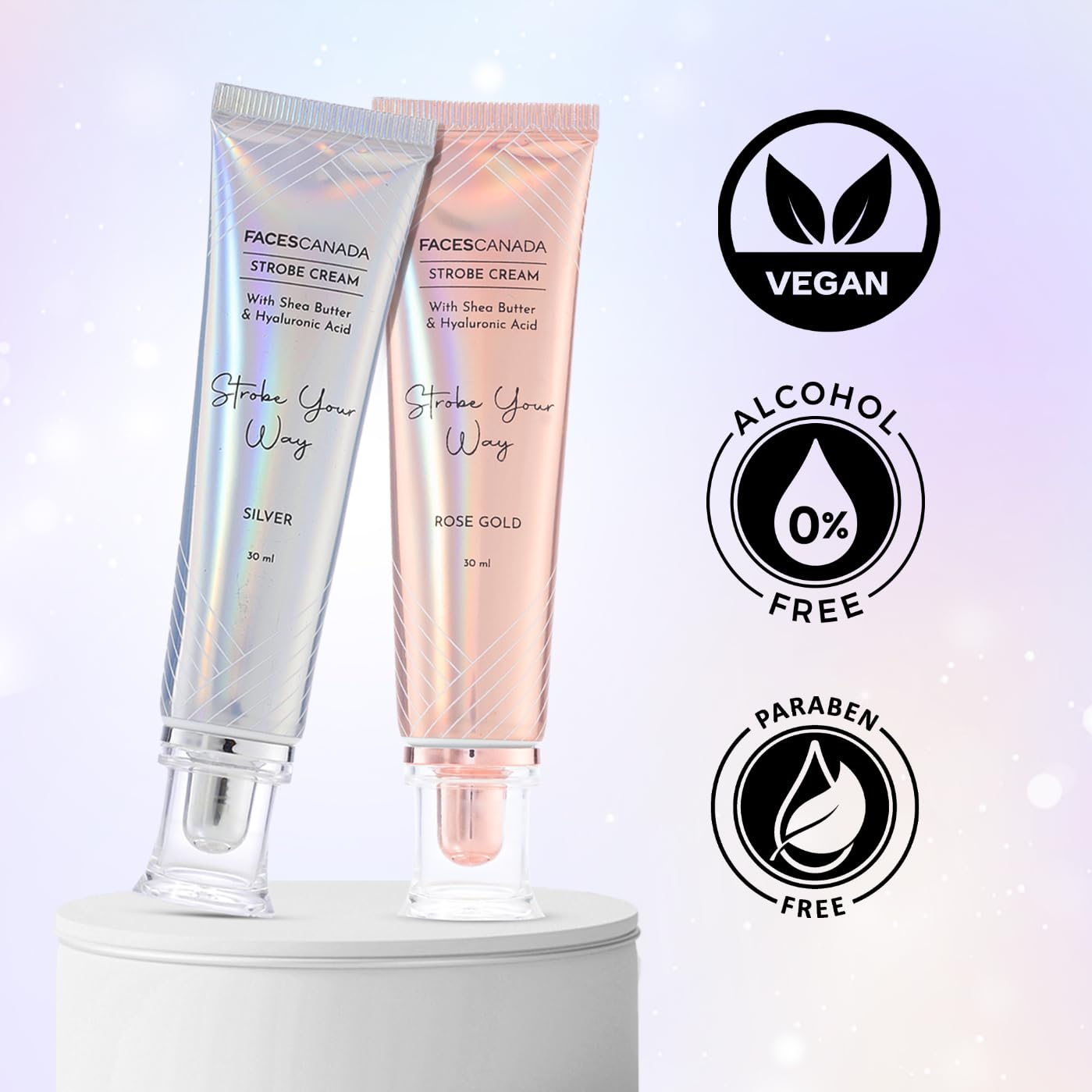 FACES STROBE CREAM SILVER 30ML