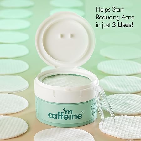 MCAFFEINE ACNE PADS CLEAR SKIN 2% SALICYLIC ACID ZINE PCA & MATCHA TEA