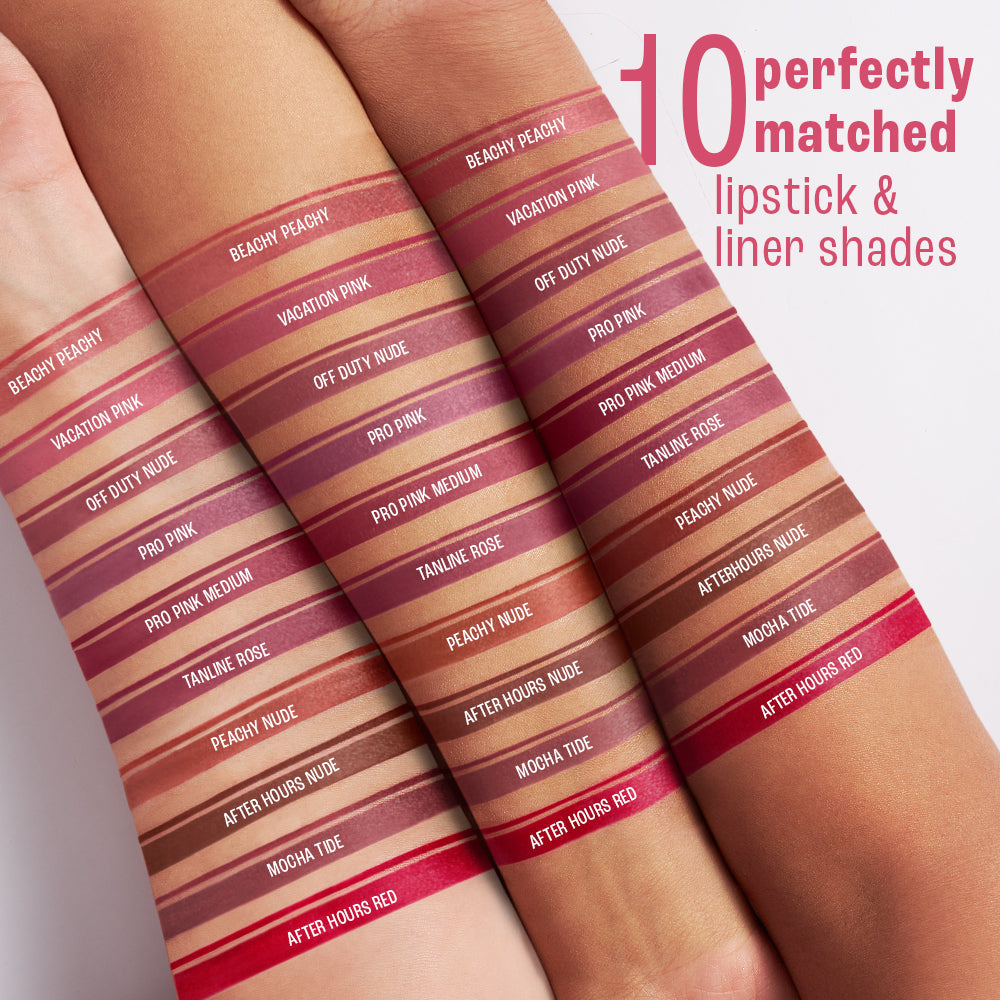 LAKME 9TO5 HYA BEACH EDIT SPF 30 LIPSTICK + LINER PRO PINK