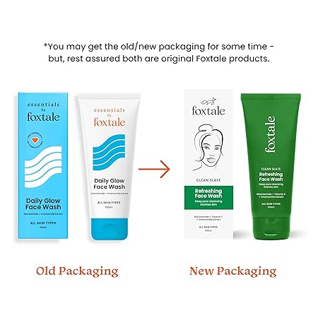 FOXTALE CLEAN SLATE REFRESHING FACE WASH 100ML