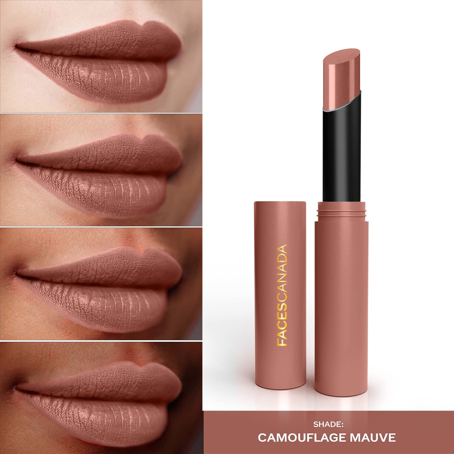 FACES LIPSTICK 3IN1 MATTE 07 CAMOUFLAGE MAUVE (CC5644)