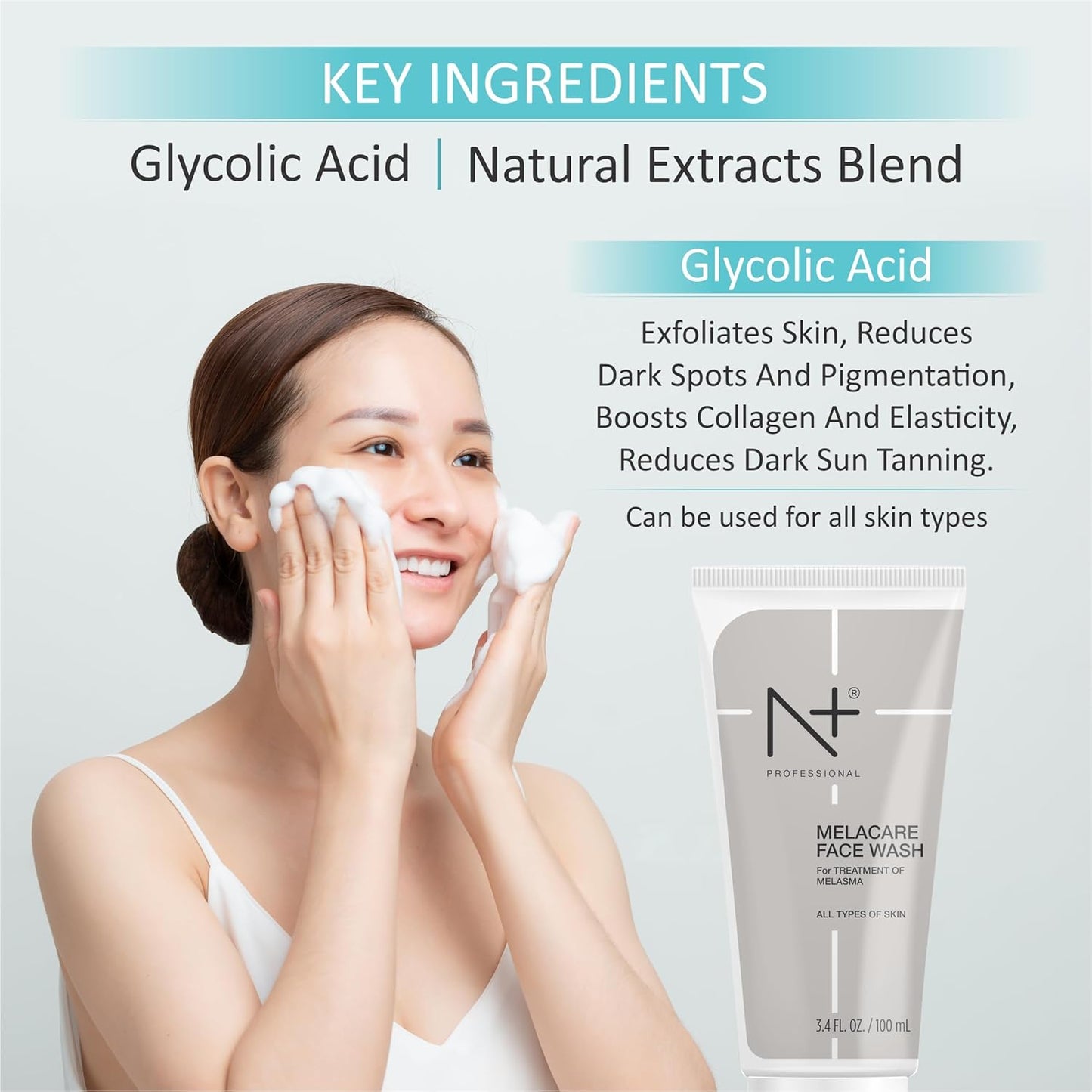 NANDINI N PLUS MELACARE FACE WASH 100ML
