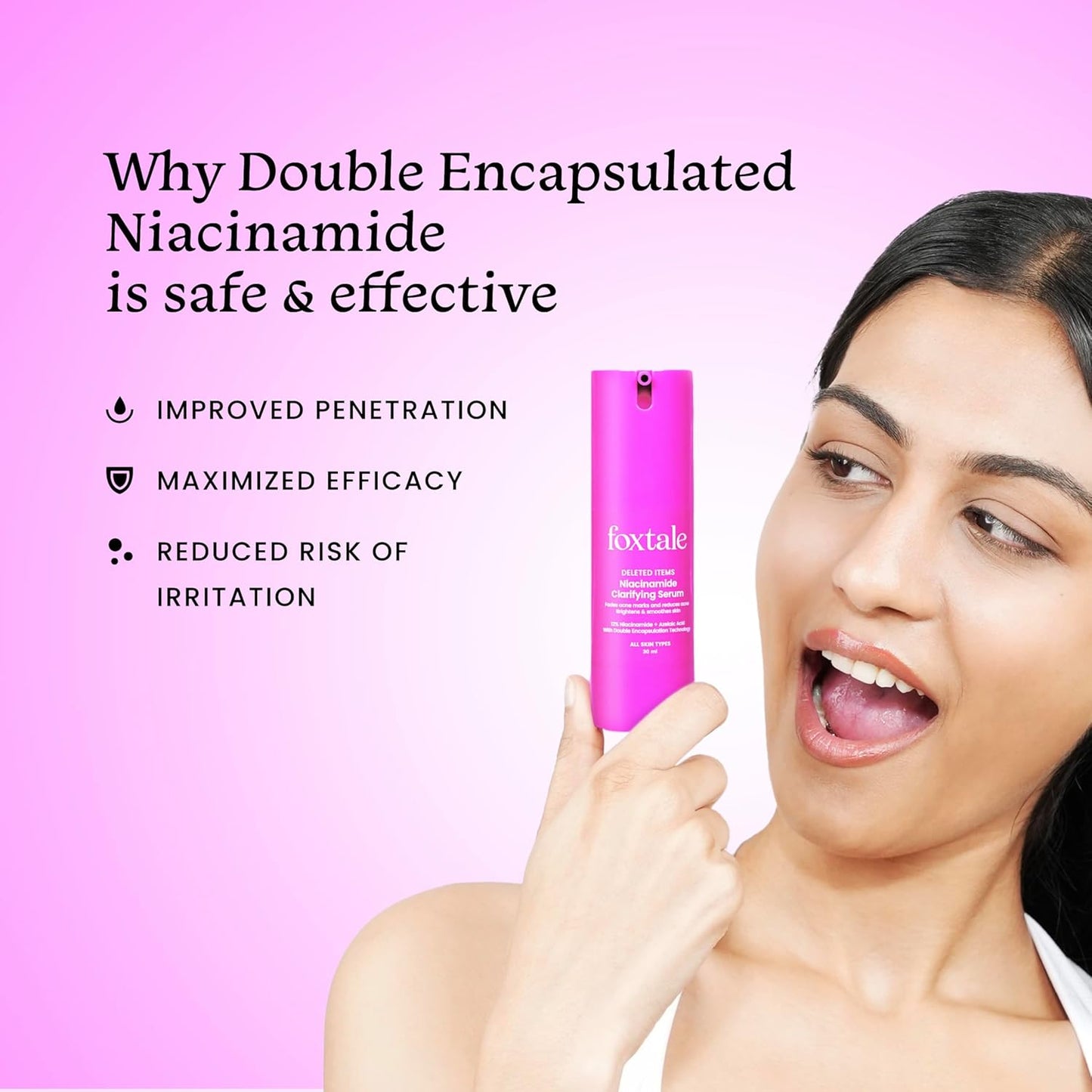 FOXTALE DELETED ITEMS NIACINAMIDE CLARIFYING SERUM 30ML