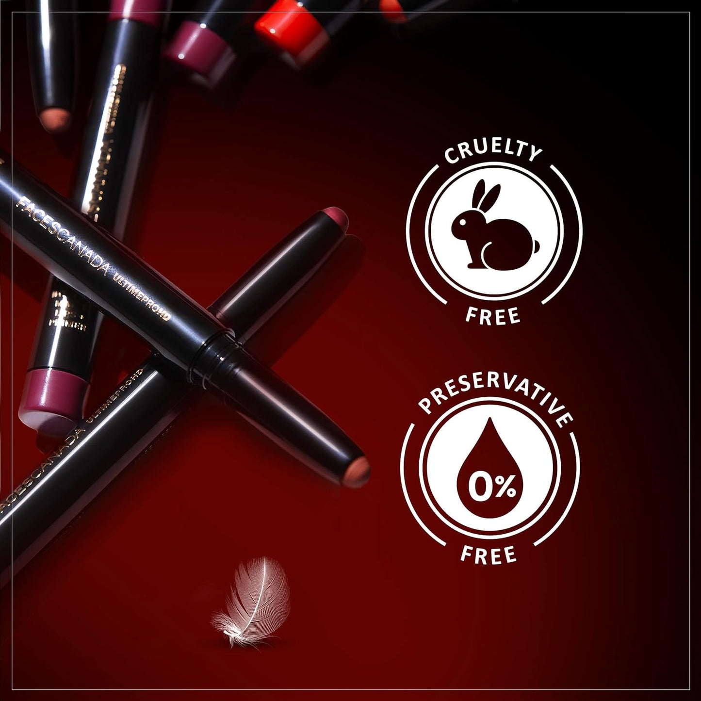 FACES ULTIME PRO HD INTENSE MATTE LIP + PRIMER N04 ROSY BROWN (CC5977) 1.4G