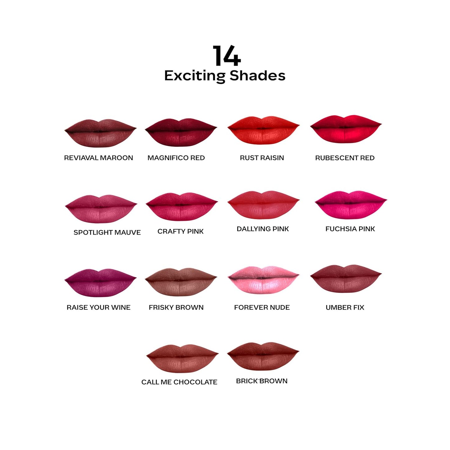 FACES COMFY MATTE PRO LIP COLOR 10 UMBER FIX (CC5274) 5.5ML