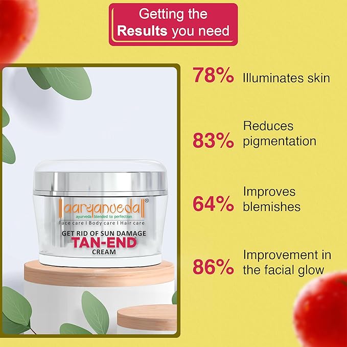 ARYANVEDA GET RID OF SUN DAMAGE TAN END CREAM 50ML