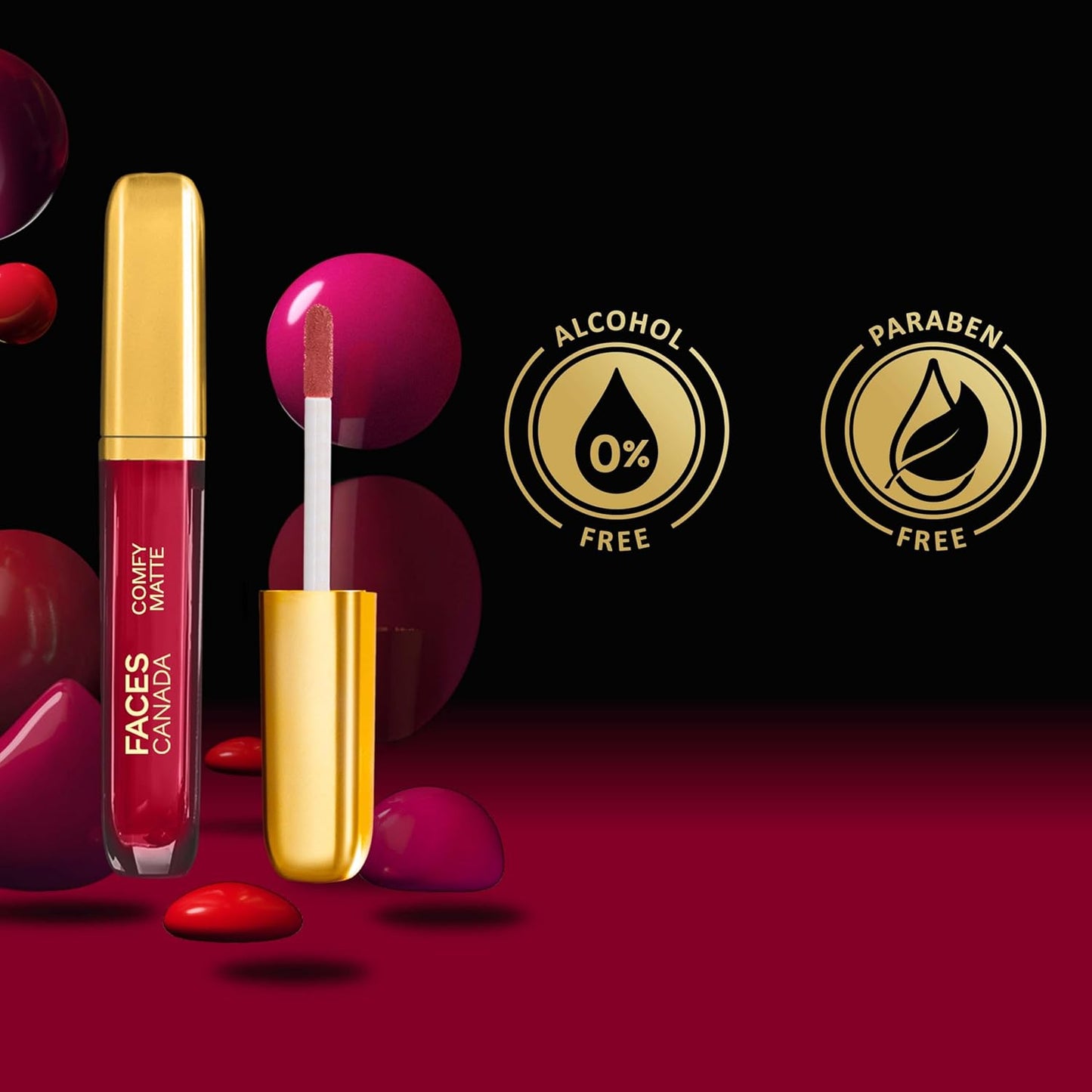 FACES COMFY MATTE LIP COLOR 28 GLOW UP 3.8ML
