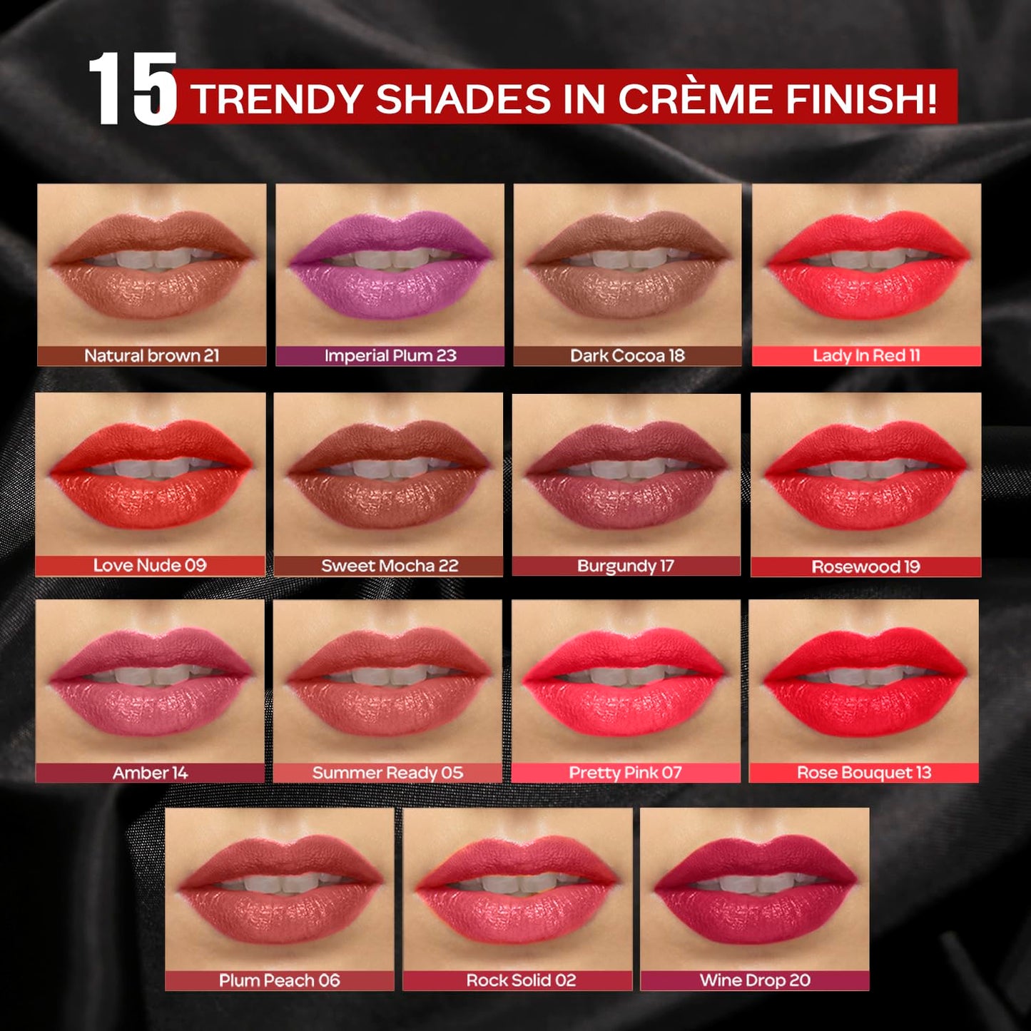 FACES WEIGHTLESS CREME FINISH LIPSTICK 11 LADY IN RED 4 G CC5782