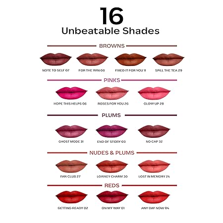 FACES COMFY MATTE LIP COLOR 31 GHOST MODE 3.8ML