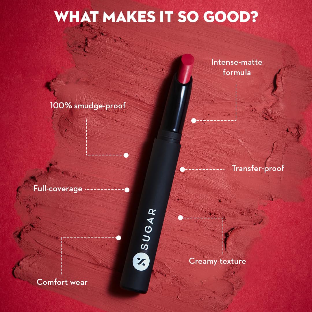 SUGAR MATTE ATTACK TRANSFERPROOF LIPSTICK 02 RED ZEPPELIN