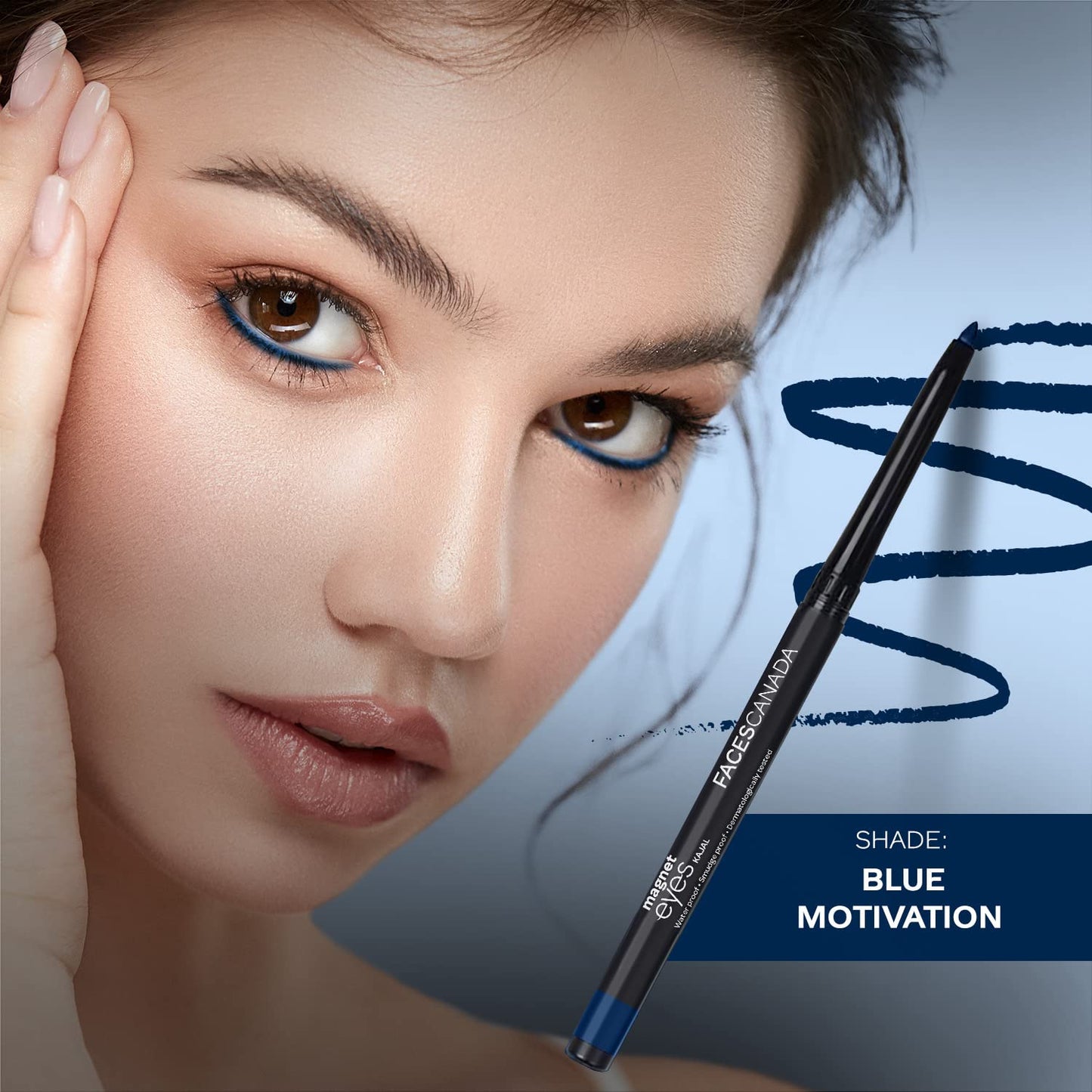 FACES MAGNETEYES COLOR KAJAL 01 BLUE MOTIVATION 0.30G
