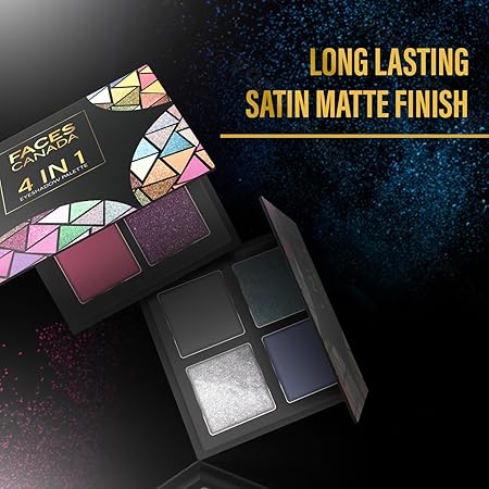 FACES 4 IN 1 EYESHADOW PALETTE 05 MAKE EM ENVY 4.8G