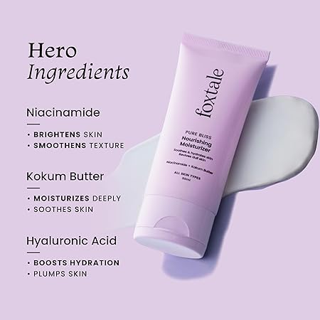 FOXTALE PURE BLISS NOURISHING MOISTURIZER 50ML