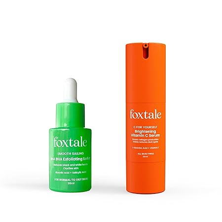 FOXTALE SMOOTH  SAILING AHA BHA EXFOLIATING SERUM 30ML