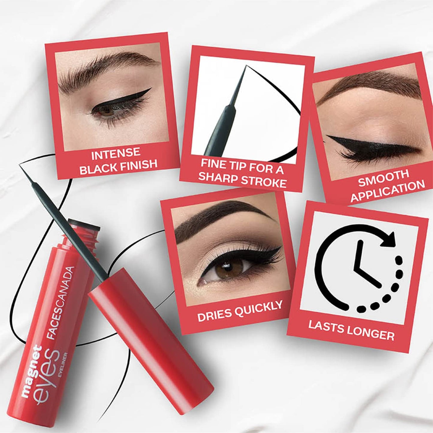 FACES MAGNETEYES KAJAL EYELINER MASCARA 3 IN 1 3N