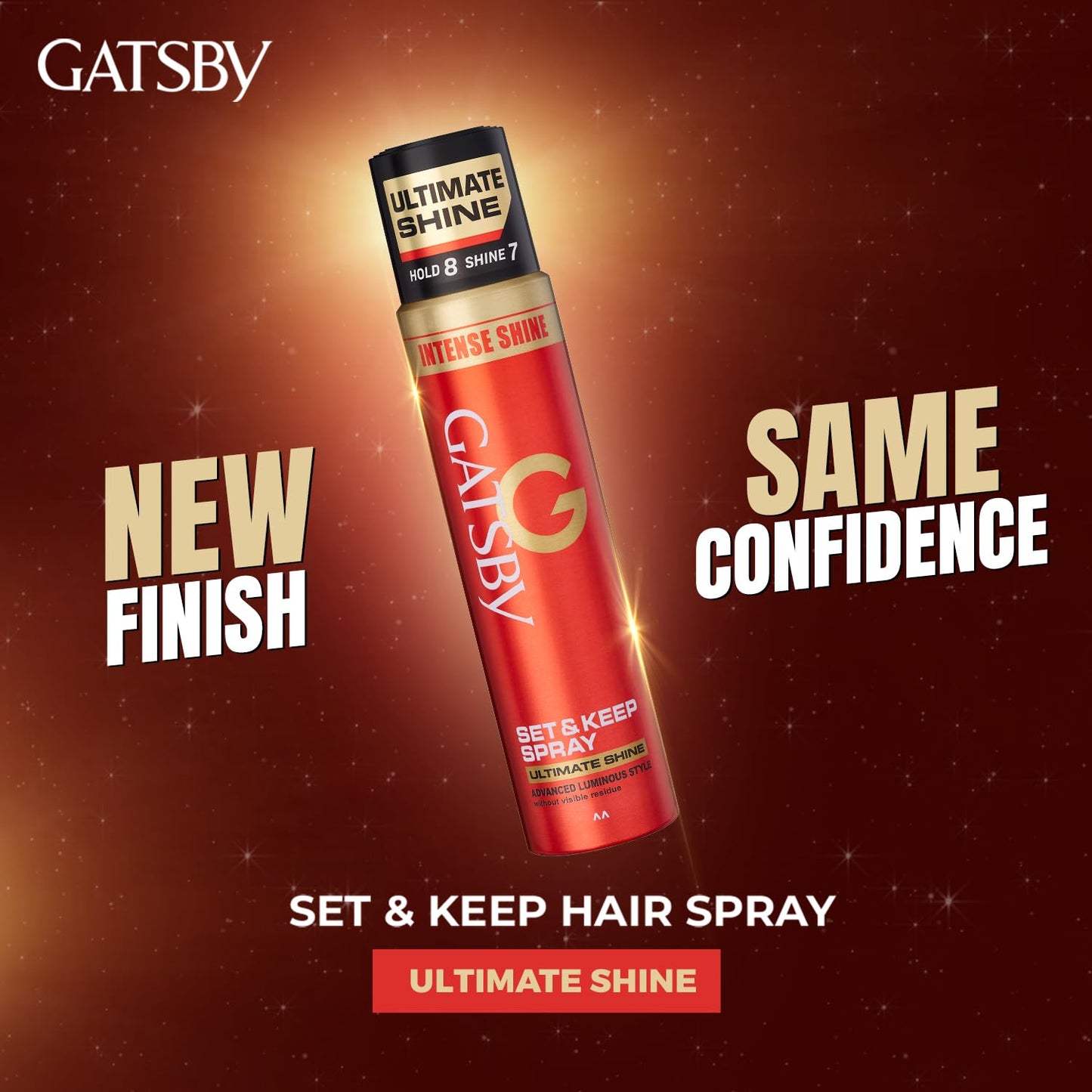 GATSBY HAIR SPRAY ULTIMATE SHINE 250ML